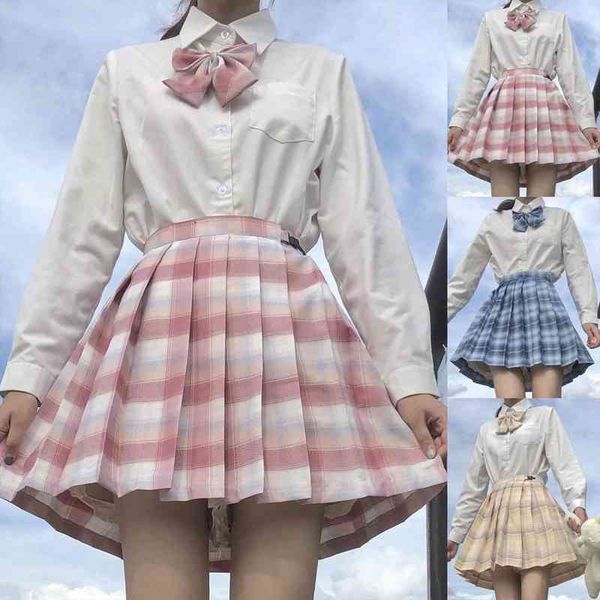 fashion plaid summer high waist womens skirts stitching student harajuku pleated a-line short female vrouw jurk, Black
fashion plaid summer high waist womens skirts stitching student harajuku pleated a-line short female vrouw jurk, Black