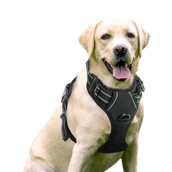 dog collars & leashes reflective harness no-pull pet adjustable soft padded vest oxford for medium large dogs
dog collars & leashes reflective harness no-pull pet adjustable soft padded vest oxford for medium large dogs