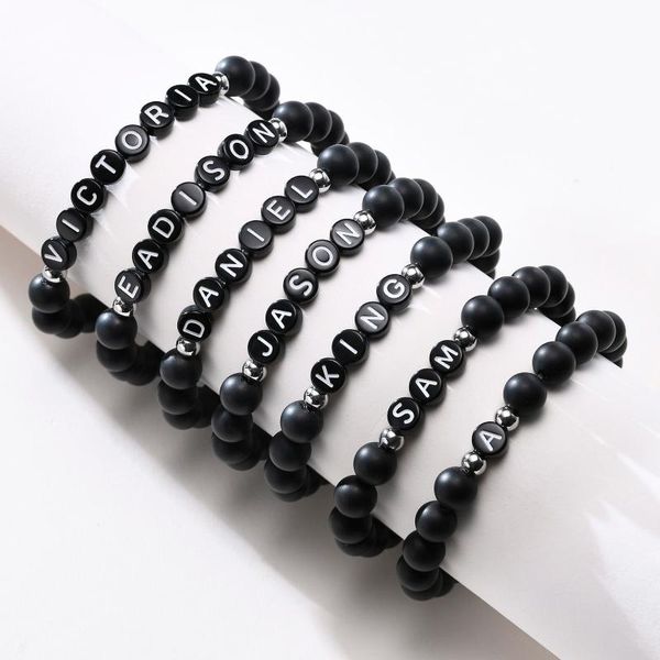 beaded, strands custom initials beads bracelets for women, black letters alphabet beaded bangle,cool punk names bff family gifts
beaded, strands custom initials beads bracelets for women, black letters alphabet beaded bangle,cool punk names bff family gifts