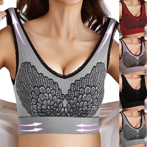 bras women push up sports vest underwear shockproof breathable gym fitness athletic wireless running yoga sport, Red;black
bras women push up sports vest underwear shockproof breathable gym fitness athletic wireless running yoga sport, Red;black