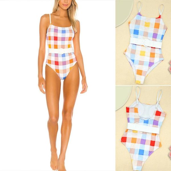 women's swimwear fashion bikini one piece belt high waist swimsuit lattice, White;black
women's swimwear fashion bikini one piece belt high waist swimsuit lattice, White;black
