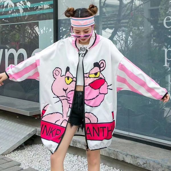 tide marks 2020 spring and you'll see new ladies in the leopard pink cartoon printing loose age reduction big size thin jacket wild mod, Black;brown
tide marks 2020 spring and you'll see new ladies in the leopard pink cartoon printing loose age reduction big size thin jacket wild mod, Black;brown
