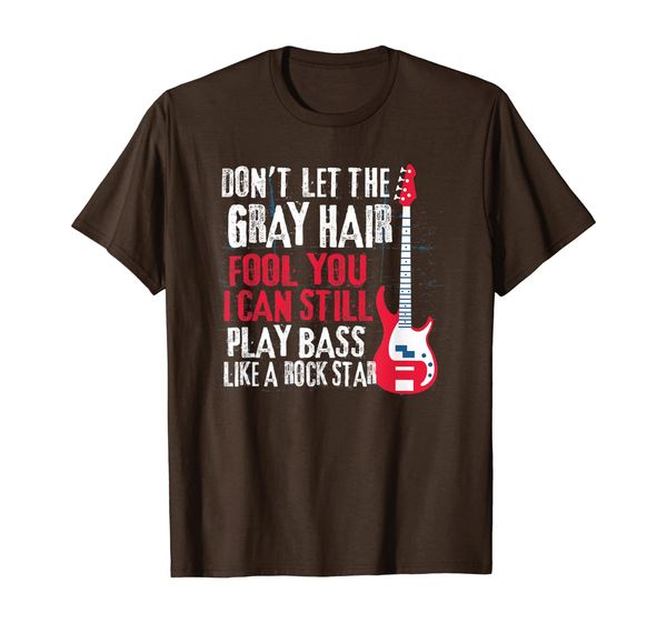 vintage bass player t-shirt | don't let the grey hair fool.. t-shirt, White;black 
vintage bass player t-shirt | don't let the grey hair fool.. t-shirt, White;black