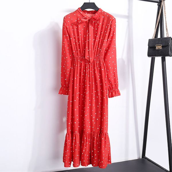 dress casual female autumn korean-style vintage floral lady printed chiffon shirt ed in long sleeve midi bow summer, Black;gray
dress casual female autumn korean-style vintage floral lady printed chiffon shirt ed in long sleeve midi bow summer, Black;gray