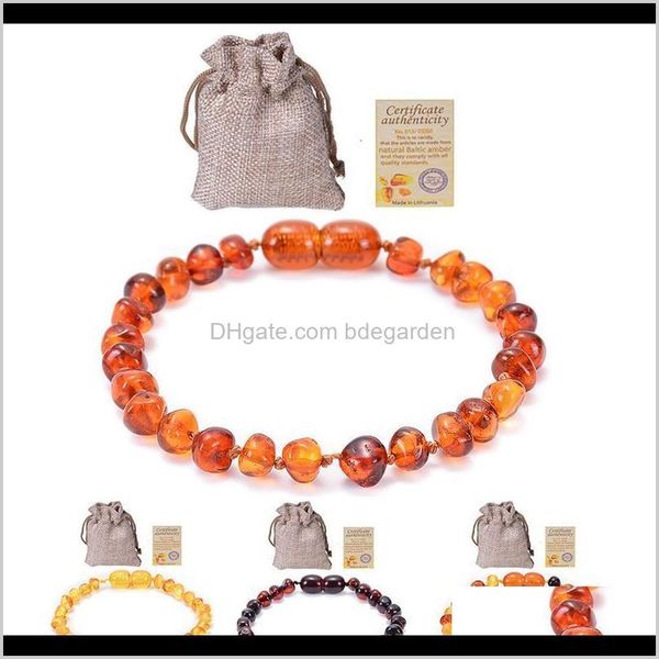 charm bracelets drop delivery 1pc 15cm baby amber bangles 2021 health detection beaded bracelet with pouch infant gift jewelry accessories n, Golden;silver
charm bracelets drop delivery 1pc 15cm baby amber bangles 2021 health detection beaded bracelet with pouch infant gift jewelry accessories n, Golden;silver
