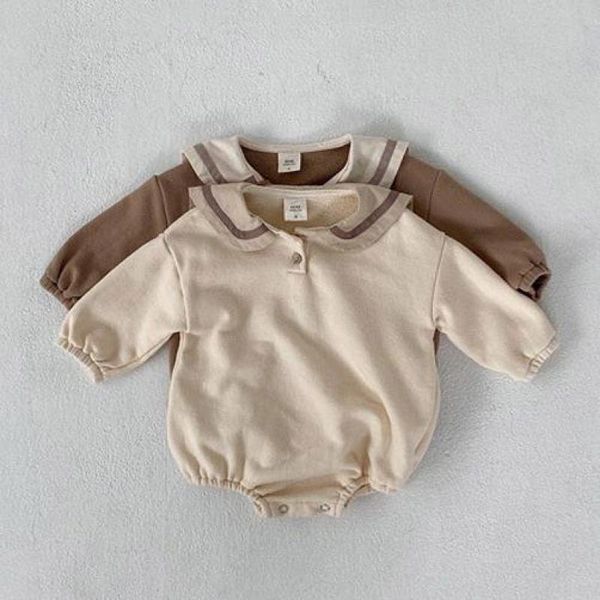 rompers cotton long sleeve 0-24m fall spring autumn 2021 baby clothes sailor collar girl bodysuits infant toddler boys jumpsuits, Blue
rompers cotton long sleeve 0-24m fall spring autumn 2021 baby clothes sailor collar girl bodysuits infant toddler boys jumpsuits, Blue