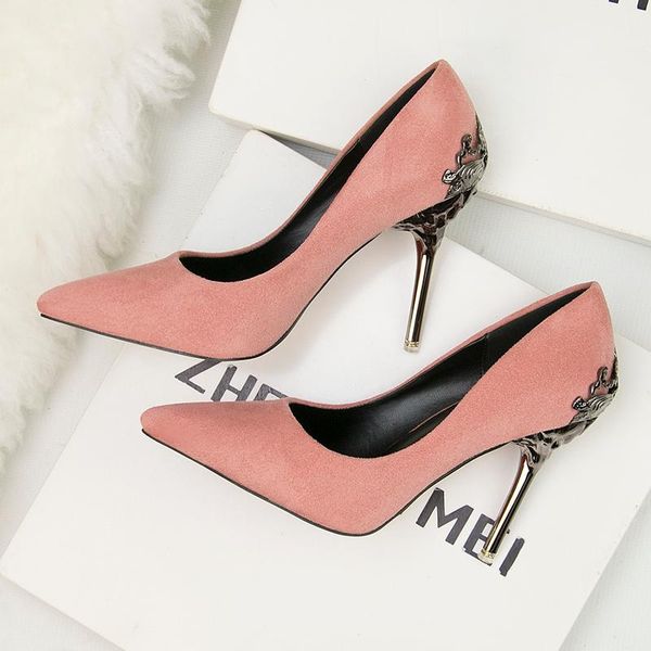 dress shoes green for women slip on ladies high heels chaussures femme special metal point toe pumps woman casual, Black
dress shoes green for women slip on ladies high heels chaussures femme special metal point toe pumps woman casual, Black