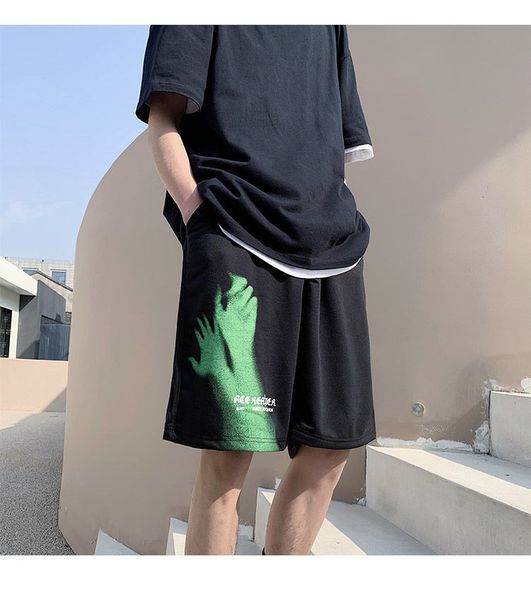 2021 shorts men casual loose sports pants summer men clothing printed casual shorts sweat shorts for men casual, Black;white
2021 shorts men casual loose sports pants summer men clothing printed casual shorts sweat shorts for men casual, Black;white