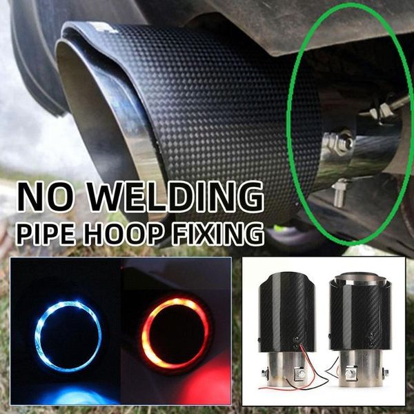 manifold & parts universal car led exhaust tip pipe red/blue light flaming throat modified tail straight outlet single f4h1
manifold & parts universal car led exhaust tip pipe red/blue light flaming throat modified tail straight outlet single f4h1