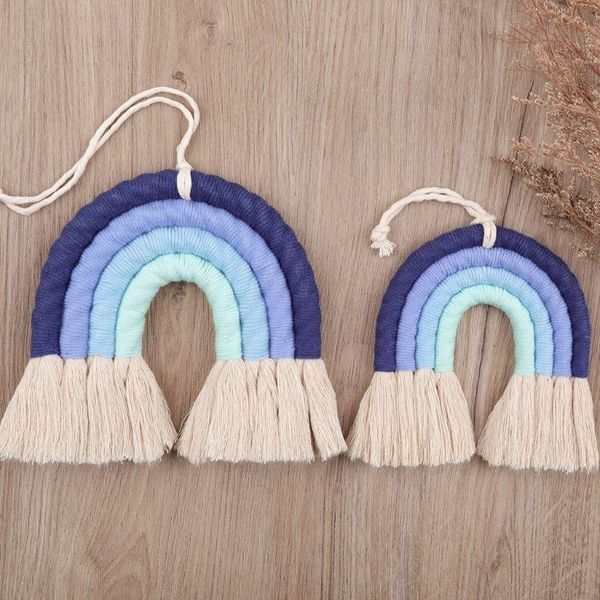 decorative objects & figurines macrame woven wall hanging room rainbow tapestry art beautiful apartment dorm decoration
decorative objects & figurines macrame woven wall hanging room rainbow tapestry art beautiful apartment dorm decoration