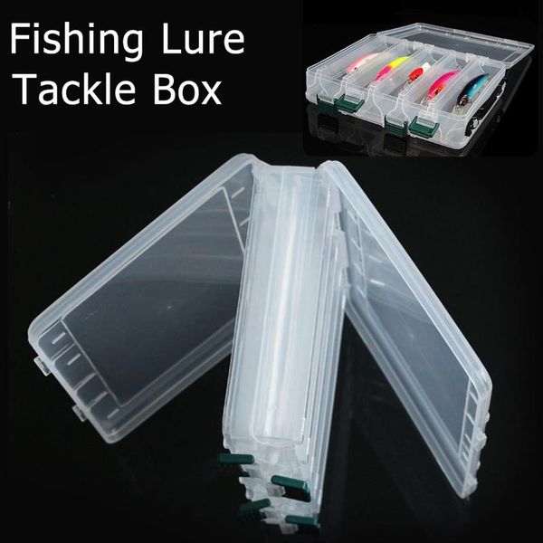 fishing accessories double sided 10 compartments plastic lure tackle box high strength transparent visible with drain hole 20*17*4.7cm
fishing accessories double sided 10 compartments plastic lure tackle box high strength transparent visible with drain hole 20*17*4.7cm