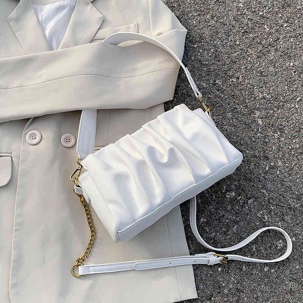 folds design pu leather crossbody bags for women elegant solid color shoulder handbags female travel cross body bag lj210203
folds design pu leather crossbody bags for women elegant solid color shoulder handbags female travel cross body bag lj210203