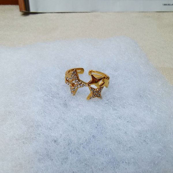 europe and the united states 2021 fashion temperament retro zircon star female simple wind ring, Silver
europe and the united states 2021 fashion temperament retro zircon star female simple wind ring, Silver