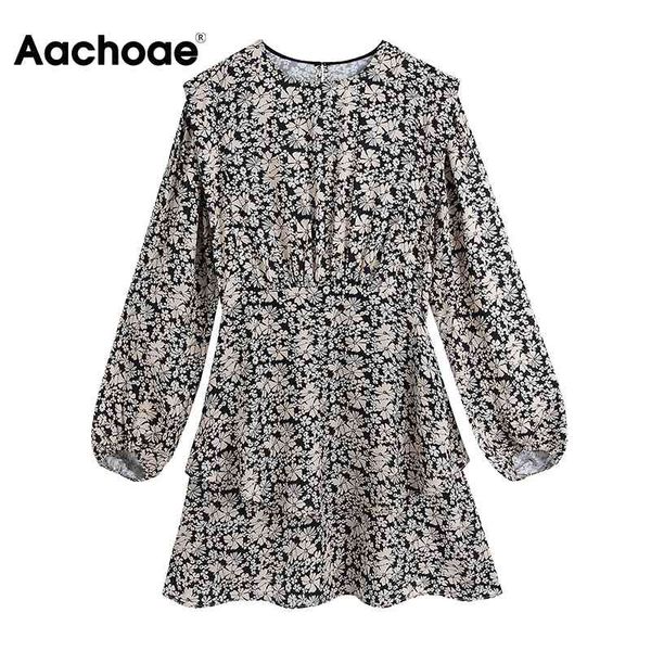 women retro o neck floral print mini dresses lantern long sleeve ruffle elegant a line chic dress vestido de mujer 210413, Black;gray
women retro o neck floral print mini dresses lantern long sleeve ruffle elegant a line chic dress vestido de mujer 210413, Black;gray