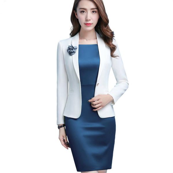 women's suits & blazers white women spring blazer 2021 professional clothing company in the formal style jacket large office lady worki, White;black
women's suits & blazers white women spring blazer 2021 professional clothing company in the formal style jacket large office lady worki, White;black