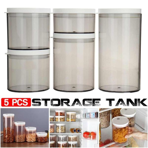 storage bottles & jars 5 pcs/set sealed container tank tea seasoning jar dry goods nut bottle kitchen multigrain box
storage bottles & jars 5 pcs/set sealed container tank tea seasoning jar dry goods nut bottle kitchen multigrain box