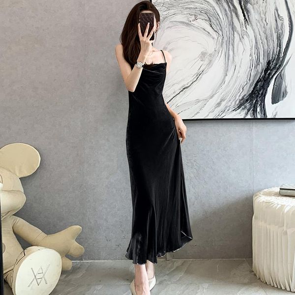 casual dresses fashion women vintage swing collar sleeveless maxi party club dress elegant robe coffee break simple velvet female, Black;gray
casual dresses fashion women vintage swing collar sleeveless maxi party club dress elegant robe coffee break simple velvet female, Black;gray