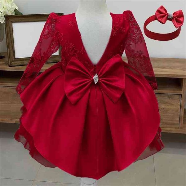 toddler baby girls red birthday princess dresses kids autumn/winter long sleeve backless clothes flower girl wedding lace dress, Red;yellow
toddler baby girls red birthday princess dresses kids autumn/winter long sleeve backless clothes flower girl wedding lace dress, Red;yellow