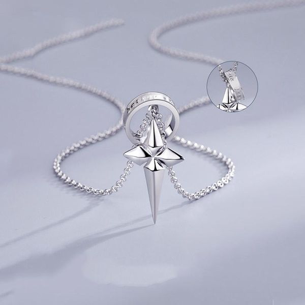 pendant necklaces fashion ins style men's star necklace hip-hop personality trend cross punk long section jewelry wholesale, Silver
pendant necklaces fashion ins style men's star necklace hip-hop personality trend cross punk long section jewelry wholesale, Silver
