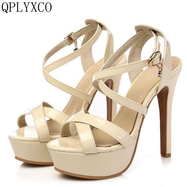 summer genuine leather style sandals fashion big size 30-48 lady super high heel(13cm) wedding party shoes 431-3, Black
summer genuine leather style sandals fashion big size 30-48 lady super high heel(13cm) wedding party shoes 431-3, Black