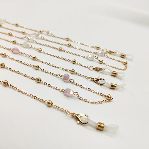 sunglasses frames women stylish eyeglasses chain white pink crystal charm beads lanyard retainer holder neck strap, Silver
sunglasses frames women stylish eyeglasses chain white pink crystal charm beads lanyard retainer holder neck strap, Silver