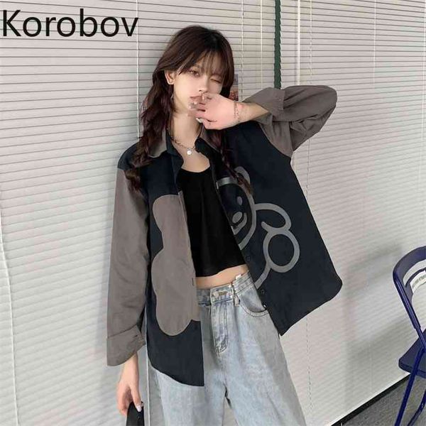 korobov harajuku ulzzang cartoon women blouses korean long sleeve print turn-down collar blusas mujer streetwear blouses 210430, White
korobov harajuku ulzzang cartoon women blouses korean long sleeve print turn-down collar blusas mujer streetwear blouses 210430, White