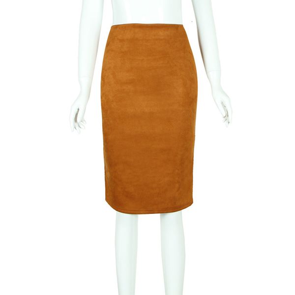 women spring summer solid suede multi package hip pencil midi skirt bodycon femininas, Black
women spring summer solid suede multi package hip pencil midi skirt bodycon femininas, Black