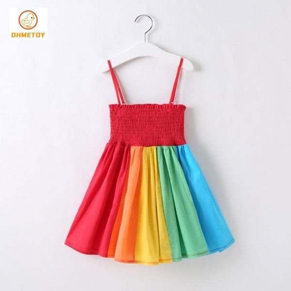 europe fashion girl dresses rainbow sling summer dress children's party costume sweet beach clothes girl's, Red;yellow
europe fashion girl dresses rainbow sling summer dress children's party costume sweet beach clothes girl's, Red;yellow