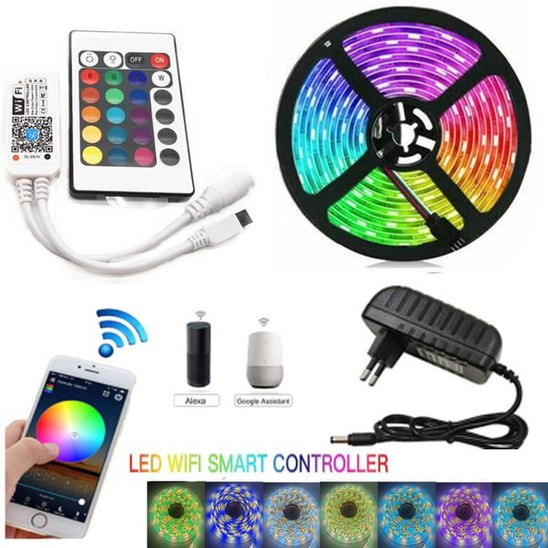 strips ir wifi led strip waterproof 5m 15m 20m rgb light 30 leds /m flexible lighting ribbon tape controller adapter
strips ir wifi led strip waterproof 5m 15m 20m rgb light 30 leds /m flexible lighting ribbon tape controller adapter