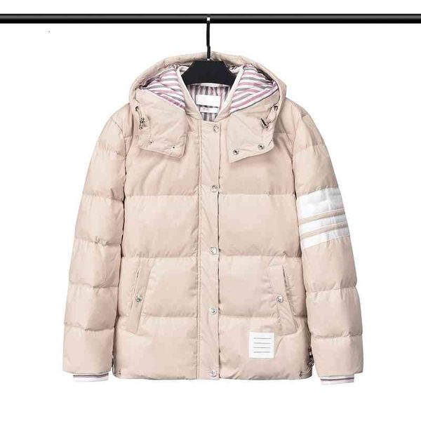down men's & parkas down jacket thickened warm long-sleeved windproof white duck stripes color matching hooded couple coat rdby, Black
down men's & parkas down jacket thickened warm long-sleeved windproof white duck stripes color matching hooded couple coat rdby, Black