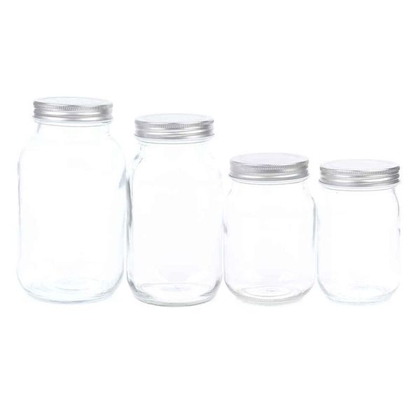 1pcs 70mm mouth mason jars and lids 380ml/500ml/750ml/1000ml for storage canning drinking dry yogurt bottles &
1pcs 70mm mouth mason jars and lids 380ml/500ml/750ml/1000ml for storage canning drinking dry yogurt bottles &
