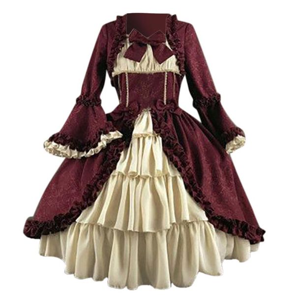casual dresses autumn winter club fashion women vintage gothic court square collar patchwork long sleeve midi dress bow roupas femininas, Black;gray
casual dresses autumn winter club fashion women vintage gothic court square collar patchwork long sleeve midi dress bow roupas femininas, Black;gray