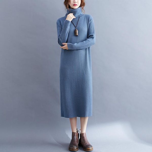 casual dresses superaen 2021 autumn/winter solid turtleneck long slim bottom sweater plus size a-line for women, Black;gray
casual dresses superaen 2021 autumn/winter solid turtleneck long slim bottom sweater plus size a-line for women, Black;gray