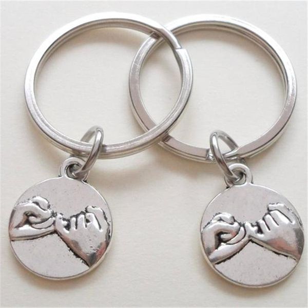 keychains 1 pcs pinky promise keychains, couples friend keychain gift, anniversary mother daughter gift, Silver
keychains 1 pcs pinky promise keychains, couples friend keychain gift, anniversary mother daughter gift, Silver