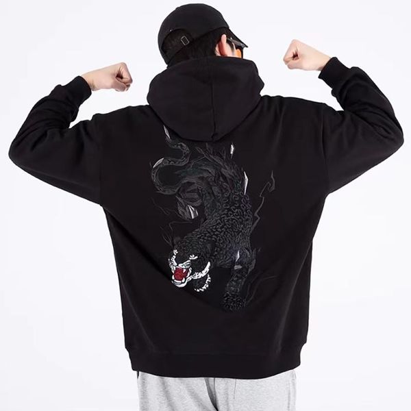 men's hoodies & sweatshirts embroidery graphic hoodie japanese streetwear men clothing, Black
men's hoodies & sweatshirts embroidery graphic hoodie japanese streetwear men clothing, Black