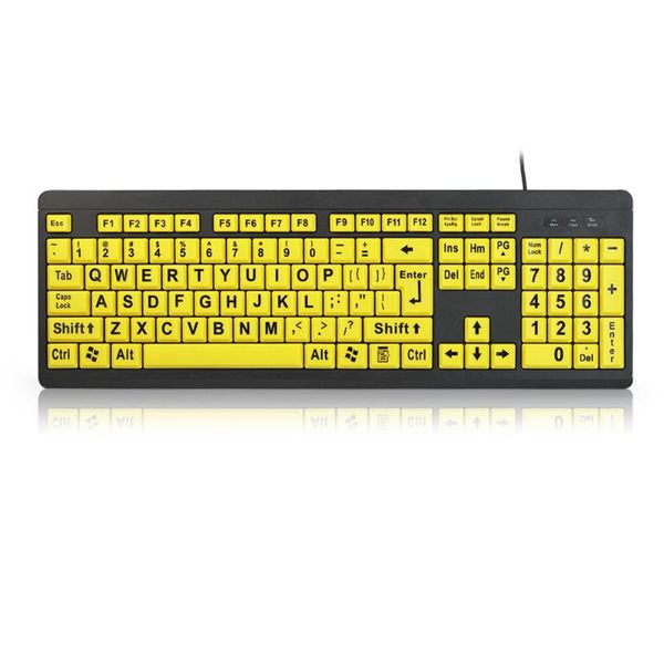 -selling desknotebook computer wired keyboard usb large font bold elderly students special keyboards
-selling desknotebook computer wired keyboard usb large font bold elderly students special keyboards