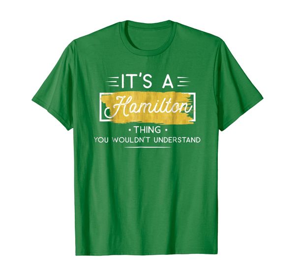 it's a hamilton thing t-shirt, White;black