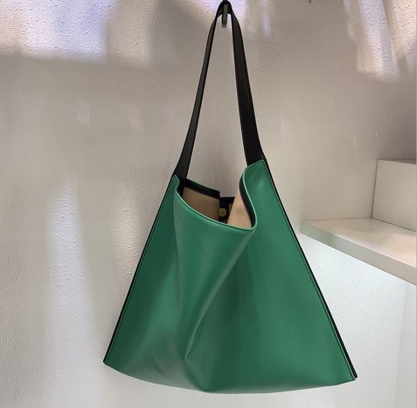 shoulder bags summer soft leather women's minimalist green large capacity one textured armpit bag
shoulder bags summer soft leather women's minimalist green large capacity one textured armpit bag