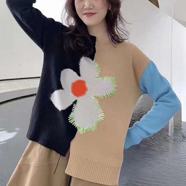 women's sweaters brand design all-match sweet trendy pullover wool sweater women loose korean long sleeve floral embroidery clothes syg, White;black
women's sweaters brand design all-match sweet trendy pullover wool sweater women loose korean long sleeve floral embroidery clothes syg, White;black