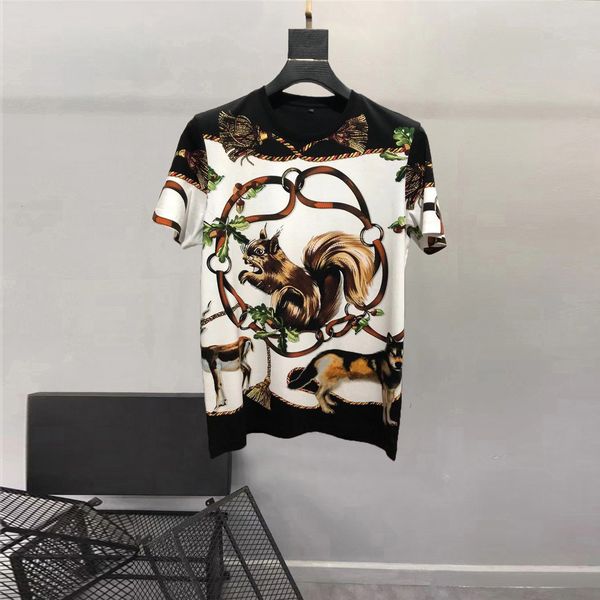 men's t-shirts europe-style high-quality male/female fashion diamonds animal casual shirt c851, White;black
men's t-shirts europe-style high-quality male/female fashion diamonds animal casual shirt c851, White;black