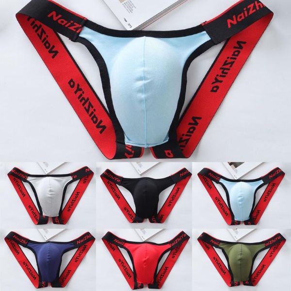 underpants men's briefs thongs low waist u convex underwear breathable g-string t-back bikini, Black;white
underpants men's briefs thongs low waist u convex underwear breathable g-string t-back bikini, Black;white