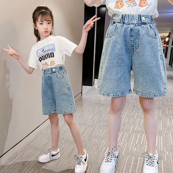 shorts summer children's jeans girls' capris wide leg pants cute girls kids clothing, Black
shorts summer children's jeans girls' capris wide leg pants cute girls kids clothing, Black