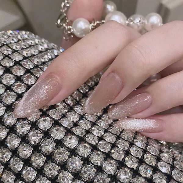 false nails 24pcs long crystal cat's eye super smoothie bride detachable falis manicure patch fa, Red;gold
false nails 24pcs long crystal cat's eye super smoothie bride detachable falis manicure patch fa, Red;gold