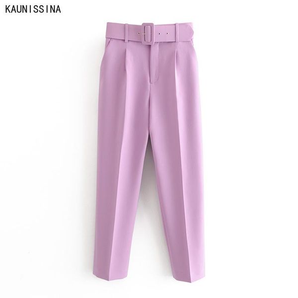 women elegant pants sashes pockets zipper solid ladies streetwear casual chic trousers with waistband ankle-length women's & capris, Black;white
women elegant pants sashes pockets zipper solid ladies streetwear casual chic trousers with waistband ankle-length women's & capris, Black;white