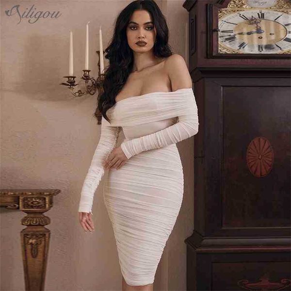 women's dress off-shoulder twill collar cotton bodycon chic club celebrity party draped vestidos 210525, Black;gray
women's dress off-shoulder twill collar cotton bodycon chic club celebrity party draped vestidos 210525, Black;gray