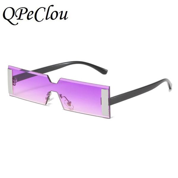 sunglasses 2021 fashion colorful one piece women brand designer vintage square rimless sun glasses female show shades uv400, White;black
sunglasses 2021 fashion colorful one piece women brand designer vintage square rimless sun glasses female show shades uv400, White;black