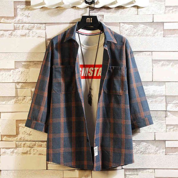 fashion plaid men's striped shirts three quarter sleeve casual japan shirt -4xl 5xl plus asian size blouse es7z, White;black
fashion plaid men's striped shirts three quarter sleeve casual japan shirt -4xl 5xl plus asian size blouse es7z, White;black