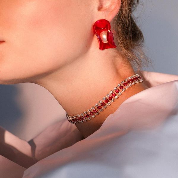 stud acrylic made crystal feeling simple style 6 trans colors ol earrings, Golden;silver
stud acrylic made crystal feeling simple style 6 trans colors ol earrings, Golden;silver