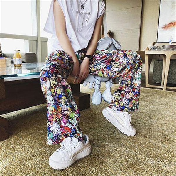 cartoon print trouserswomens sports women pants classic plus size clothing sweatpants, Black;white
cartoon print trouserswomens sports women pants classic plus size clothing sweatpants, Black;white