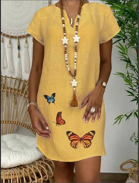 women robe butterfly v neck short sleeve loose plus size summer solid color femme casual dresses, Black;gray
women robe butterfly v neck short sleeve loose plus size summer solid color femme casual dresses, Black;gray